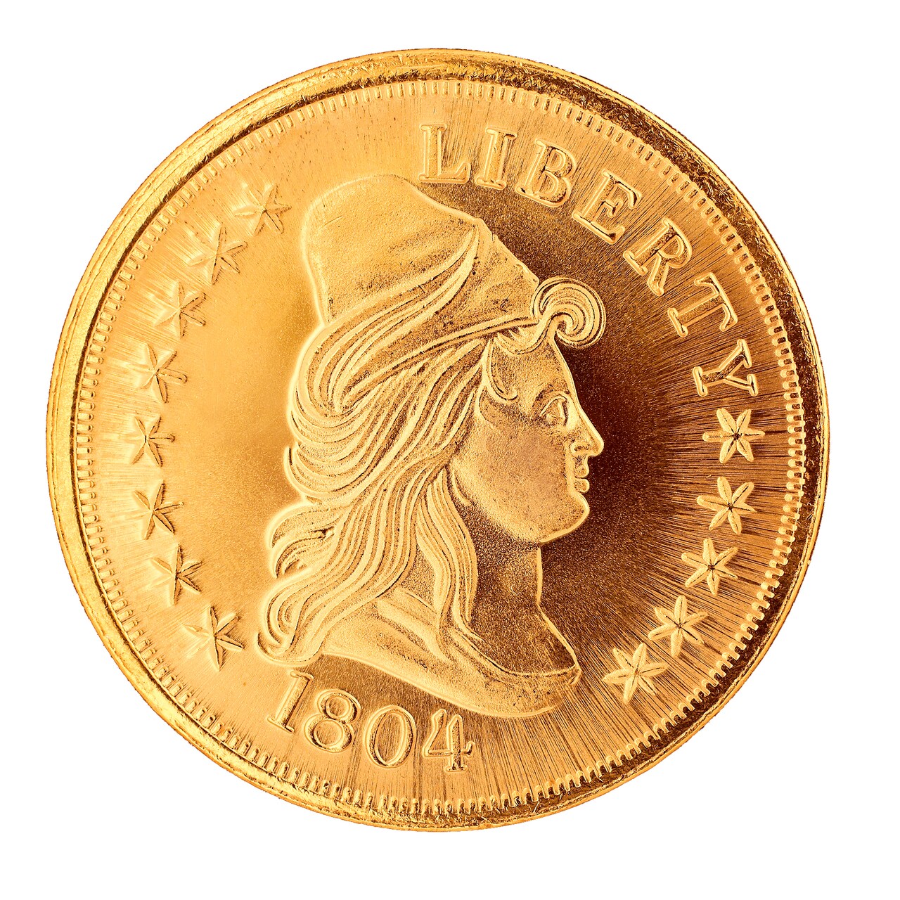 Tribute to America's Most Beautiful Coins - $10 Heraldic Eagle Replica Coin